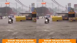 Malang Diterjang Banjir Besar Sore Ini