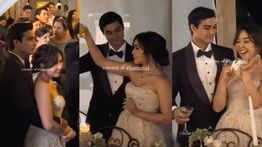 Go Public! Cinta Brian Peluk Erat Gisel di Acara Resepsi Luna Maya