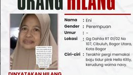 Terakhir Memakai Baju Hello Kitty, Ibu Asal Bogor Menghilang