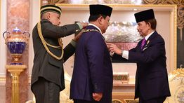 Presiden Prabowo Subianto Terima Bintang Kebesaran Tertinggi Brunei Darussalam dari Sultan Hassanal Bolkiah