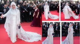 Syahrini Tampil Memukau di Red Carpet Cannes 2025, Comeback Glamor yang Dinanti Publik