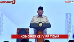Ucap Selamat Pemilihan Pengurus Tidar Lancar, Prabowo: Biasanya Kongres Ricuh