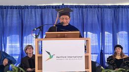Menag Nasaruddin Umar Terima Gelar Doctor of Divinity dari Hartford International University