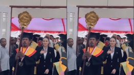 Momen Kocak Gubernur Malut Sherly Laos Kaget Saat Masuk Ruang Wisuda Unkhair