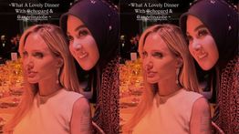 Syahrini Makan Malam Bareng Angelina Jolie di Acara Chopard dengan Gaya Kontras