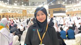 Levina, Jemaah Haji Termuda Jawa Tengah: Saya Berangkat Haji Gantiin Mama