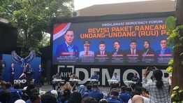 AHY Instruksikan Kader Demokrat Dorong Pembahasan Revisi UU Pemilu