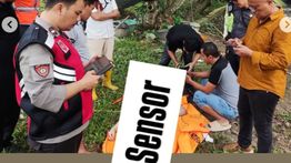 Mayat Perempuan Tersangkut di Aliran Air Bundaran Golf Jababeka Cikarang Utara Pagi Ini