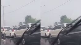 VIDEO: Tabrakan Beruntun di Tol Cileunyi Arah Bandung