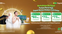 Cicil Emas di Pegadaian Dapat Diskon Uang Muka. Intip Caranya Disini!