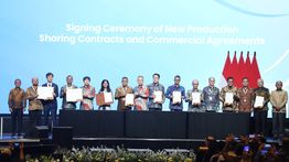 Konsorsium PHE, Petronas dan SK earthon Tandatangani Kontrak PSC Wilayah Kerja Binaiya