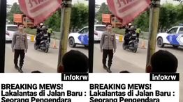 VIDEO: Pemotor Tewas Dihantam Truk di Pantura