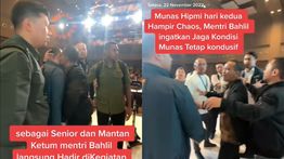 Video Ricuh Munas HIPMI Kembali Viral, Menteri Bahlil Tenangkan Para Calon Ketum