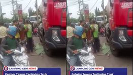 Pelajar Tewas Terlindas Truk Tangki SPBU di Lampung, Jasad Ditutupi Daun Pisang