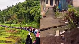 Geger! Warga Mengungsi Akibat Tanah Bergerak di Brebes
