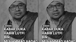 Innalillahi, Kabar Duka Habib Lutfi Bin Muhammad Haddad Meninggal Dunia
