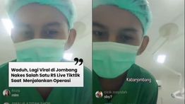 2 Nakes Live TikTok Saat Operasi, RS di Jombang Langsung Pecat
