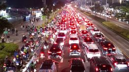 Jakarta Macet Parah Malam Ini, Polisi: Imbas Kunjungan Kenegaraan Presiden Macron