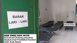 VIDEO: Penampakan Barak Laki-laki Juga Perempuan di Markas Kostrad Cilodong Depok