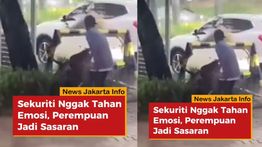 VIDEO: Sekuriti Pukuli Wanita Sampai Babak Belur di Serpong