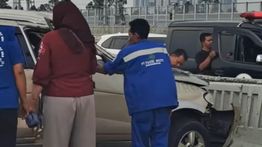 Kecelakaan Mengerikan di Tol MBZ KM 32 Arah Cikampek, Mobil Alami Rusak Parah