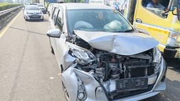 Kecelakaan di Tol JORR KM 38 B Arah Bambu Apus, Kondisi Mobil Rusak Parah