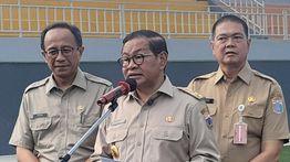Tinjau Stadion Tugu, Pramono: Bangunan Baru Harus Tampak Ornamen Betawi!