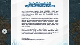 Konser Gratis Tulus dan Iwan Fals di GBK Ditunda