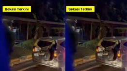 Kecelakaan Beruntun Mengerikan di Exit Tol Bekasi Barat