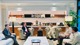 Prabowo Terima Wakil Perdana Menteri Australia di Jakarta