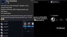Menang Giveaway Rp814 Juta dari MrBeast, Akun Instagram Wanita Indonesia Ini Tiba-Tiba Hilang