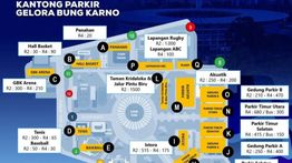 Ini Kantong-kantong Parkir untuk Kendaraan Pribadi di GBK