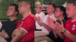 Gibran Tiba-tiba Ikut Nobar Timnas Indonesia vs China di Balai Kota Surakarta