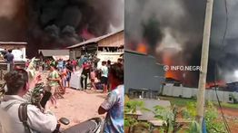 Kebakaran Besar Landa Sebuah Rumah di Kapuk Raya Penjaringan