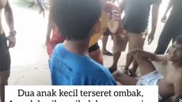 Dua Anak Terseret Ombak di Pantai Anyer, 1 Masih Hilang