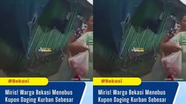 Gila! Daging Kurban Dijual Rp15 Ribu Per Kantong