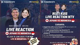 Saksikan Live Reaction Laga Timnas Indonesia vs Jepang di Nusantara TV, Banyak Hadiahnya!