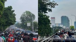 Jalan TB Simatupang Macet Parah, Gegara Hari Pertama Masuk Kerja Usai Libur Idul Adha