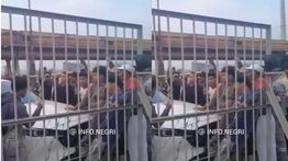 Tega! Anggota DPRD Kota Cilegon Diduga Tabrak Buruh Saat Unjuk Rasa