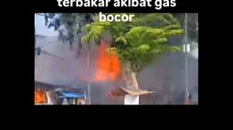 Pasar Ampera Kampung Ambon Kebakaran Gara-gara Gas Bocor
