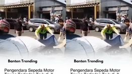Kecelakaan Maut Pemotor Tewas Terlindas Truk di Ciruas Serang Siang Tadi