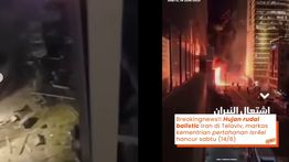 VIDEO: Hancurnya Tel Aviv Usai Dibombarbir 150 Rudal Iran