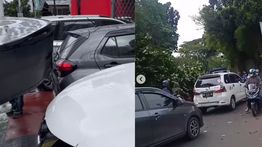Angin Kencang Hantam Jakarta, Depok dan Tangerang Siang Ini, Pohon Bertumbangan