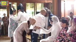Momen Langka, Maia Estianty dan Mulan Jameela Bersalaman di Siraman Al Ghazali