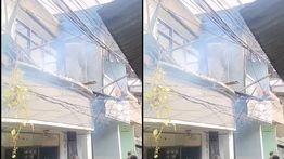 Kebakaran Melanda Perumahan Warga di Tomang