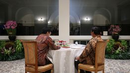 Prabowo dan PM Wong Jalin Keakraban Lewat Makan Malam Pribadi di Sri Temasek