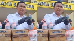 Satreskrim Polresta Bogor Kota Bongkar Peredaran Susu Indomilk dengan Label Kedaluwarsa Palsu