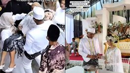 Viral Pengantin Wanita Nangis Histeris Gegara Dekorasi Seharga Rp30 Juta Hancur Berantakan