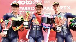 Veda Ega Pratama Raih Kemenangan Perdana di Red Bull Rookies Cup Italia 2025