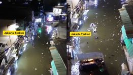 Banjir Rob Kembali Rendam Permukiman Warga Muara Angke, Warganet: Selamat Ulang Tahun Jakarta